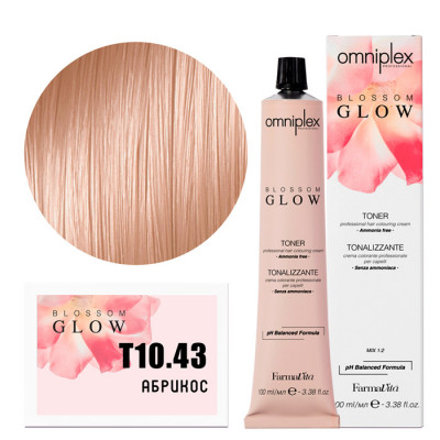 Тонер для волос Omniplex Blossom Glow T 10.43, Farmavita Тонер для волос Omniplex Blossom Glow T 10.43, Farmavita