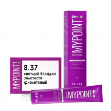 Гель-краска для волос тон в тон MYPOINT 8.37, Tefia MY